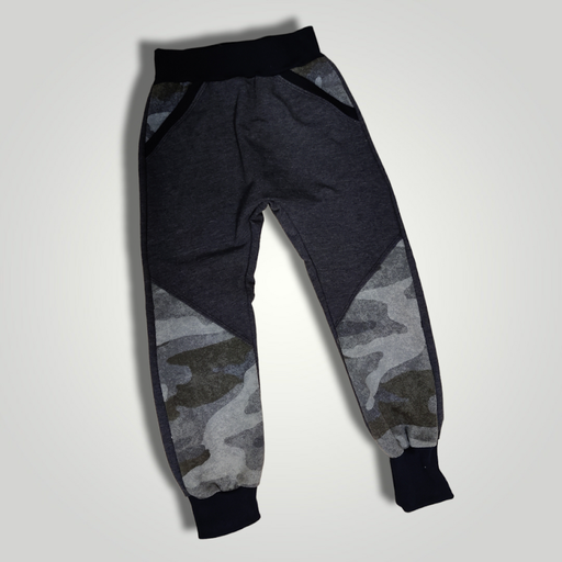 Bukse med lommer Kamuflasje mønster/ Blå