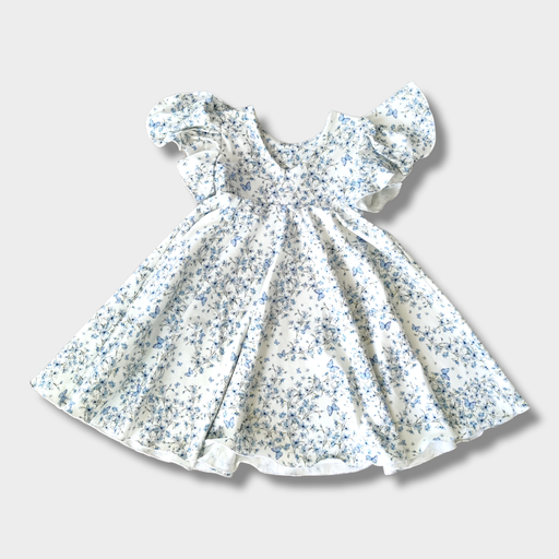 Fjellsmelle-kjolen Blåmønstret