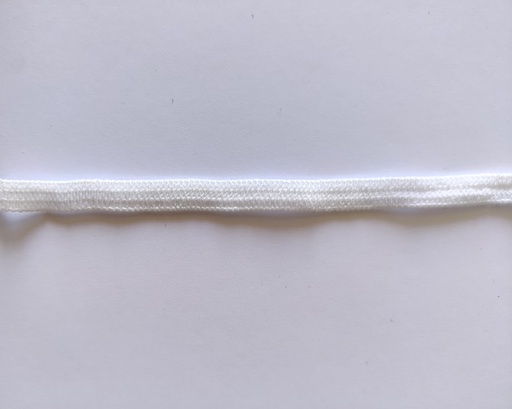 Linning-strikk 5 mm, Hvit