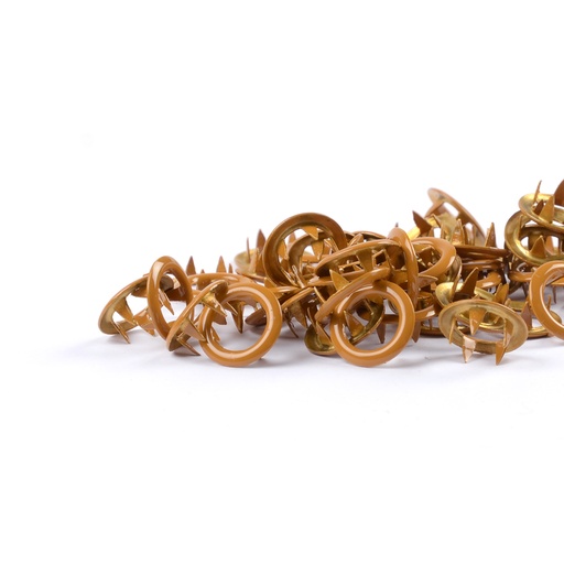 [505392] Trykknapper Ring Caramel