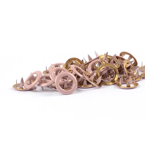 [504367] Trykknapper Ring Dusky Rose