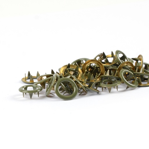 [505400] Trykknapper Ring Khaki