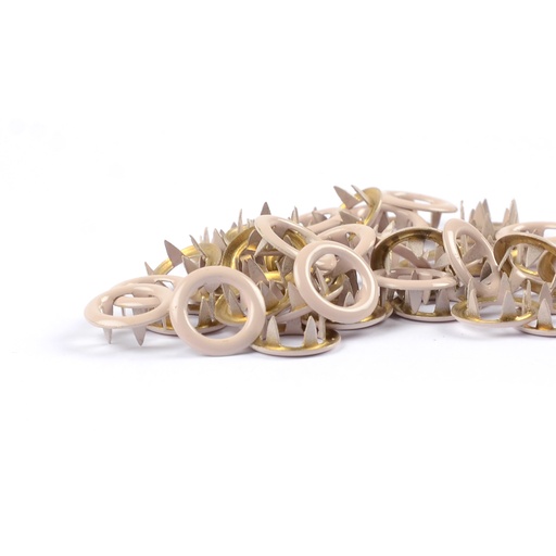 [505397] Trykknapper Ring Sand