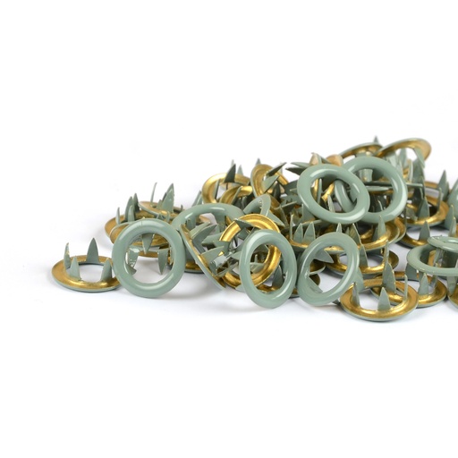 [506196] Trykknapper Ring Dusk Green