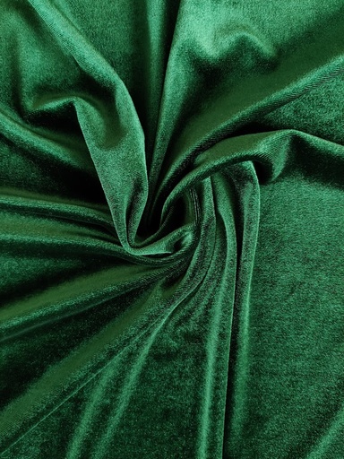 Stretch Velour Flaske Grønn