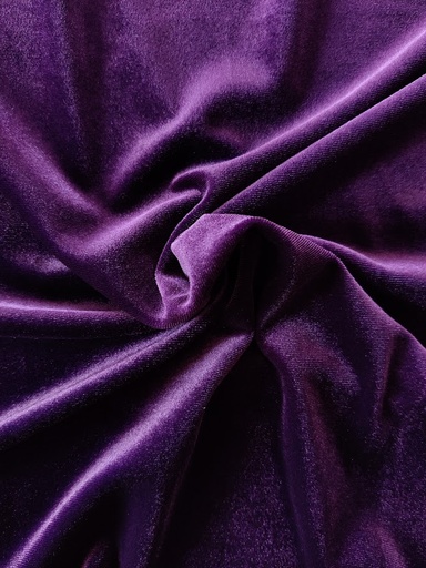 Stretch Velour Purple