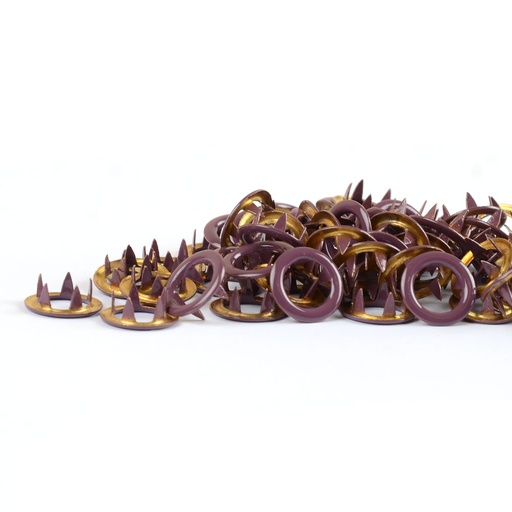 [507259] Trykknapper Ring Plum