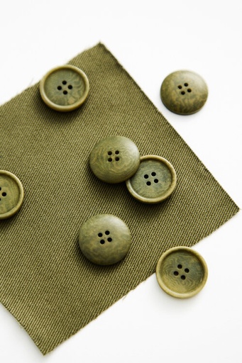 Blaze Corozo Knapp 15 mm - Olive Green