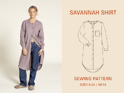 Savannah Shirt - Symønster