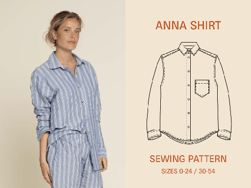 Anna Shirt - Symønster