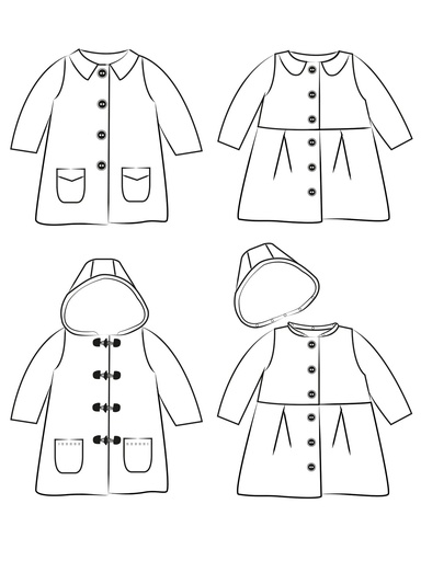 Elsa & Elliot Coat - Symønster