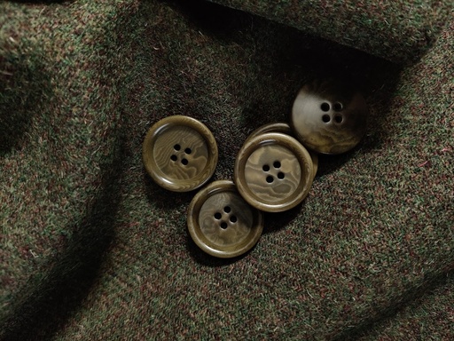 Dish Corozo Knapp 25mm - Khaki