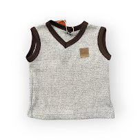 [82001] Vest i strikkestoff  (B-vare)