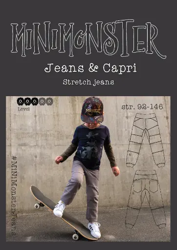 MiNiMonster Jeans & Capri - Symønster