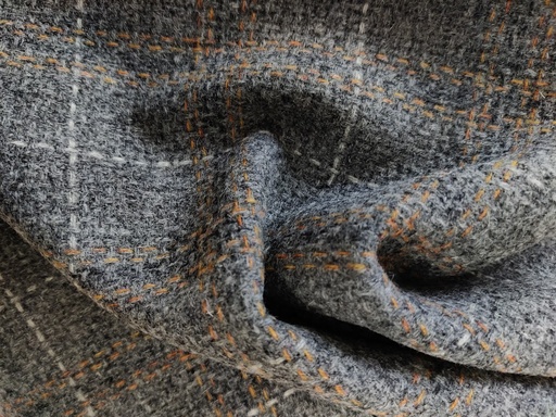 Shetland Ull - Rutet Grå