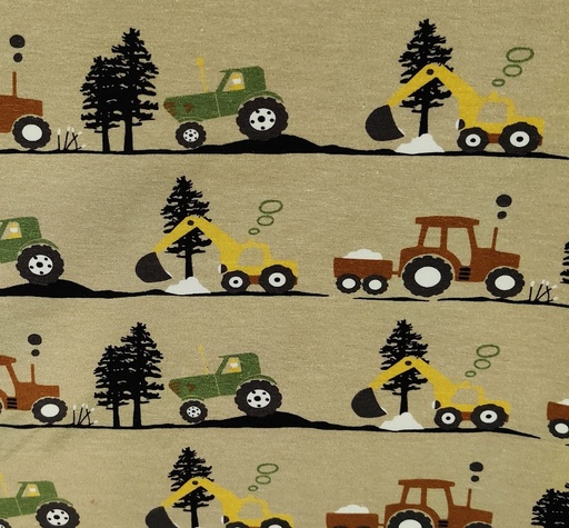 Jersey Gravemaskin og Traktor - Sand (1 meters bit)