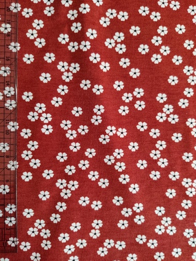 Jersey Sweet Floral Terra (1,5 meters bit)