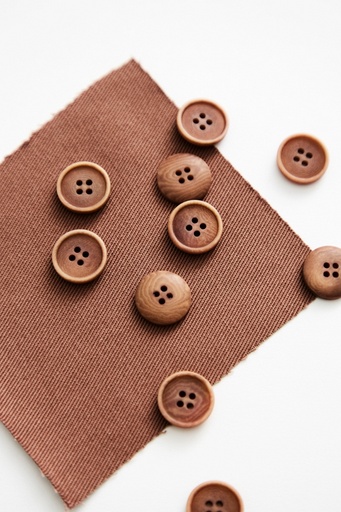 Blaze Corozo Knapp 15 mm - Old Rose