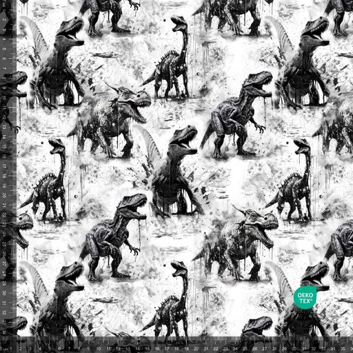 French Terry Dinosaurer