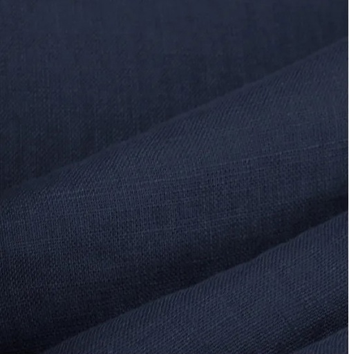 Vasket Lin - Mørk Blå