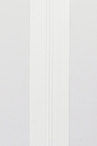 Spiralglidelås 4mm Metervare - Hvit