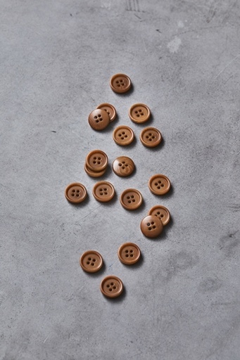 Dish Corozo Knapp 15 mm - Mustard