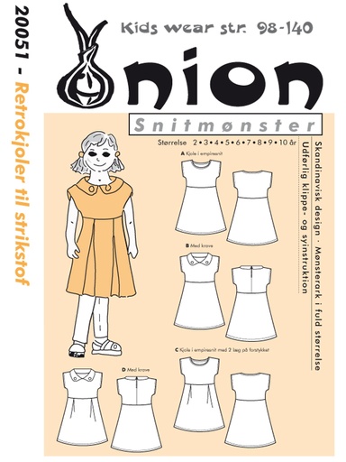Retrokjoler Barn - Symønster