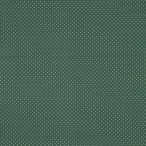 Poplin Petit Dots Mørk Grønn