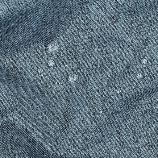 Vanntett Utendørstoff - Melert Denim Blå