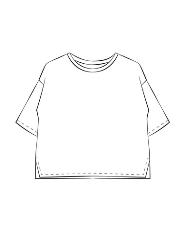 Lykke T-Skjorte - Symønster 