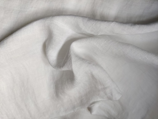 Stoffbit (0,9 m) - Vasket Lin Hvit 