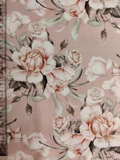 Stoffbit (3m) - Jersey Ines Pink