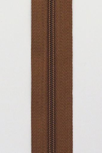 [4356-0700] Spiralglidelås 4mm Metervare - Brun