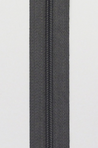 [4356-0712] Spiralglidelås 4mm Metervare - Koksgrå