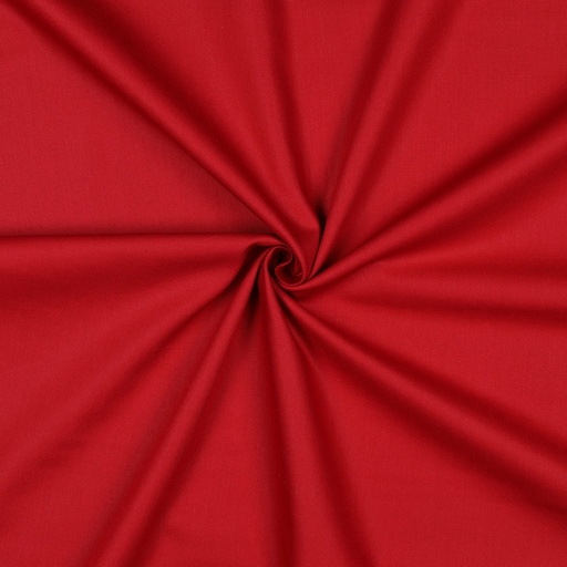 Poplin Mørk Rød (09)