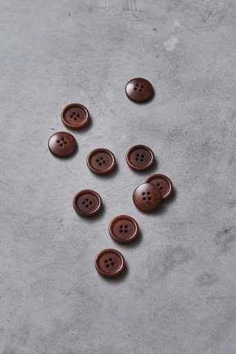 Dish Corozo Knapp 20mm - Pecan