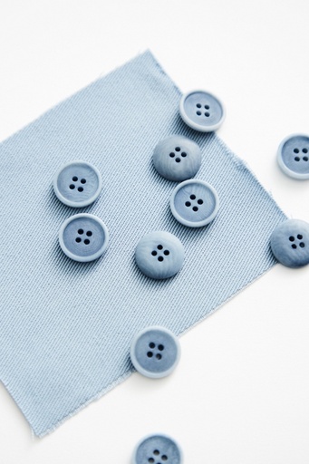 Blaze Corozo Knapp 15 mm - Faded Blue