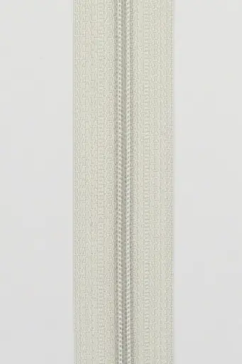 [4356-0709] Spiralglidelås 4mm Metervare - Lys Grå