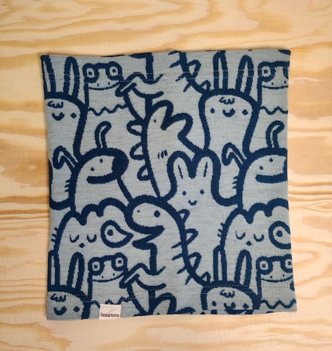 Hals Merinoull - Figurer Blå