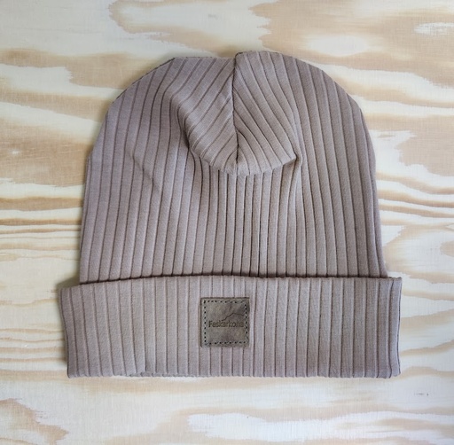 Lue med brett - Lys Brun