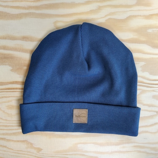 Lue med brett - Jeans Blå