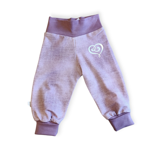 Lekebukse - Jeanslook med vinylhjerte