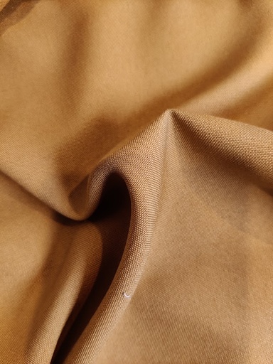 Polyester Gabardine Kamelbrun (Second Hand) 