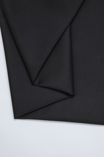 Økologisk Bomulls Twill - Black