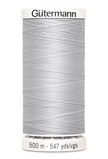 [5734-0008] Gütermann Poly Tråd 500m - Lys Grå (008)