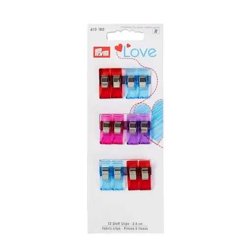 [80610180] Klips - 12pk (Love Prym)
