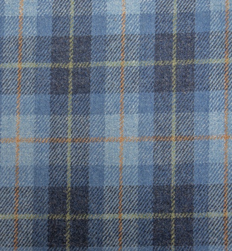 Harris Tweed - Blå Rutet
