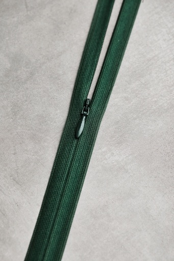 Usynlig Glidelås 60 cm - Deep Green