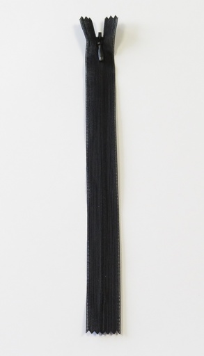 Usynlig Glidelås 60 cm - Svart