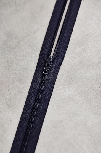 Spiral Glidelås 4mm (ikke delbar) - Dark Navy